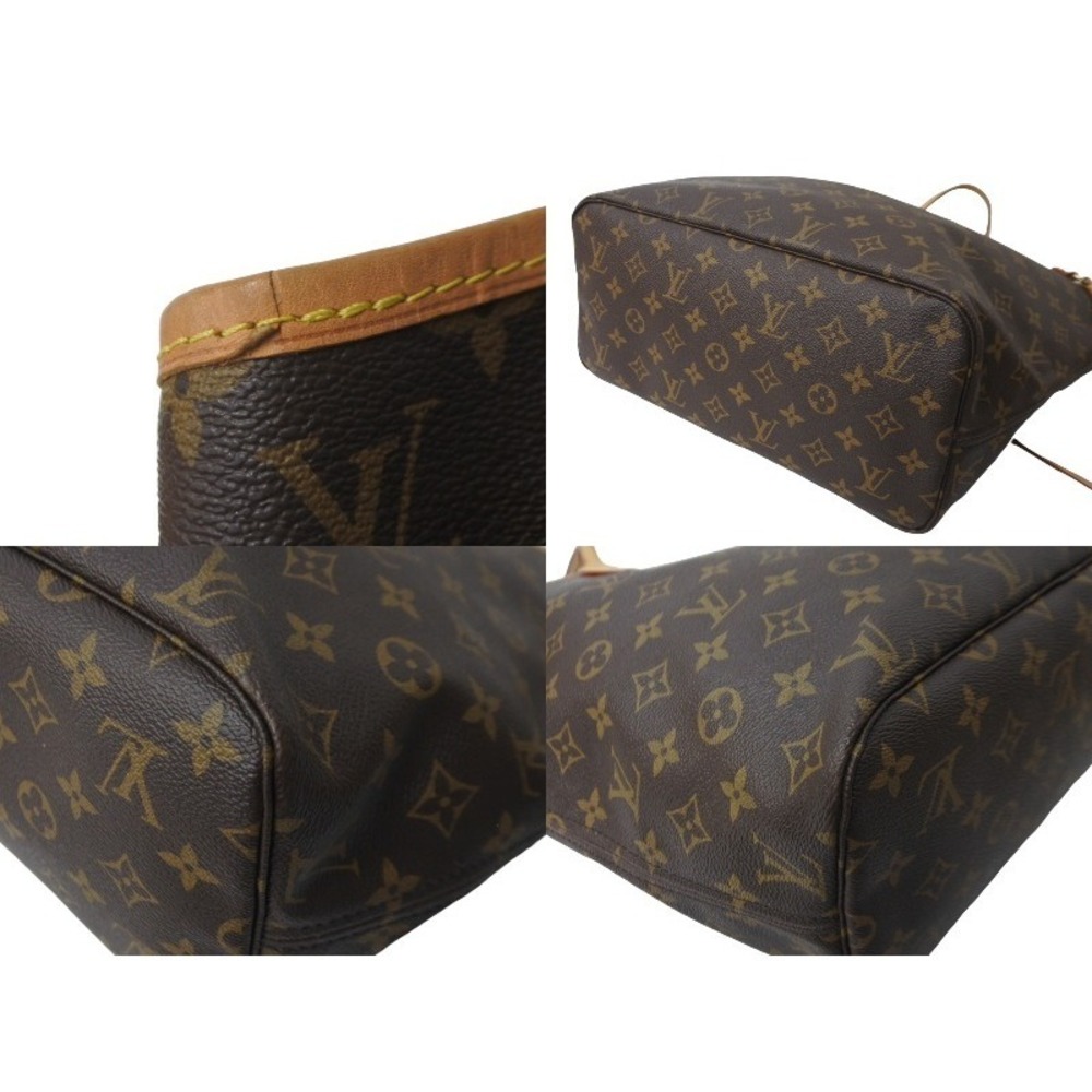 Louis Vuitton Neverfull Monogram Tote Brown Bag - Picture 6 of 8